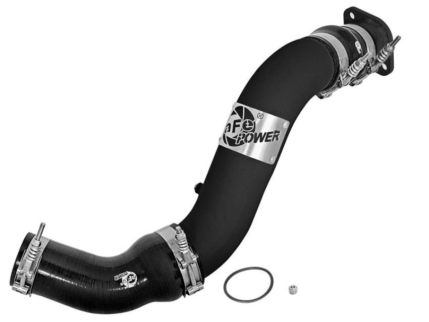 aFe Power 46-20288-B BladeRunner 3 IN Aluminum Hot Charge Pipe Black