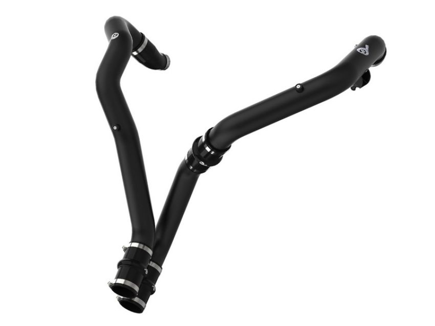 aFe Power 46-20298-B BladeRunner 2-1/2 IN Aluminum Hot Charge Pipe Black
