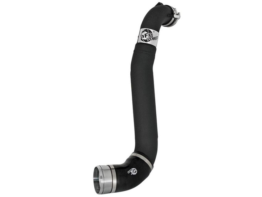 aFe Power 46-20299-B BladeRunner 3-1/2 IN to 3 IN Aluminum Cold Charge Pipe Black