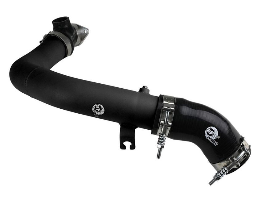 aFe Power 46-20378-B BladeRunner 2-1/2 IN Aluminum Hot Charge Pipe Black