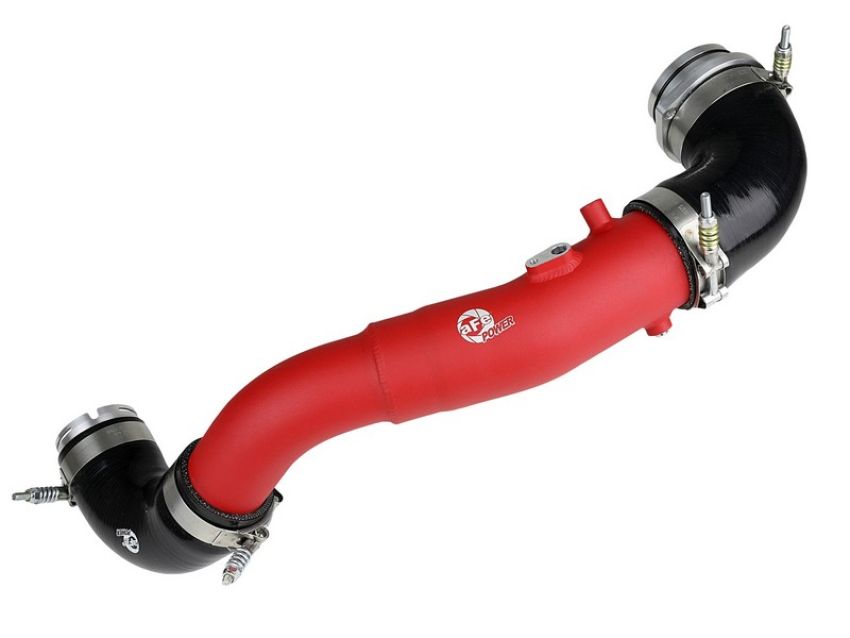 aFe Power 46-20398-R BladeRunner 2-1/2 IN Aluminum Hot Charge Pipe Red