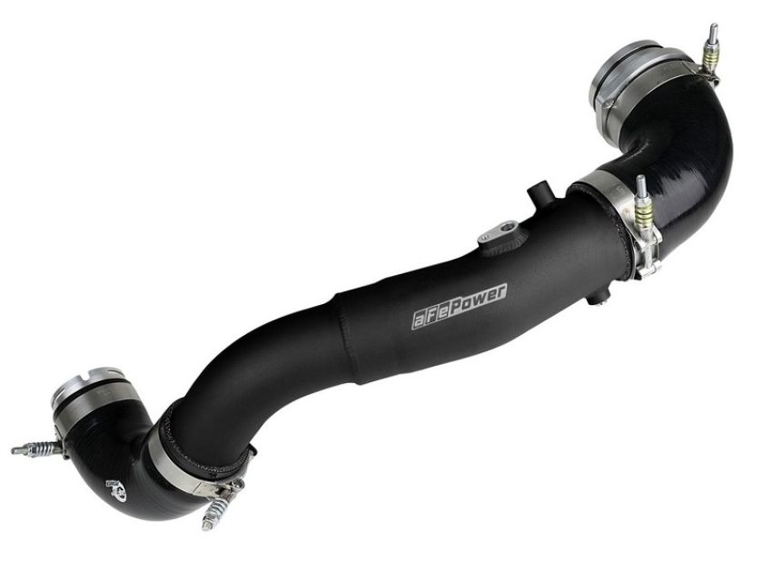 aFe Power 46-20408-B BladeRunner 2-1/2 IN to 3 IN Aluminum Hot Charge Pipe Black
