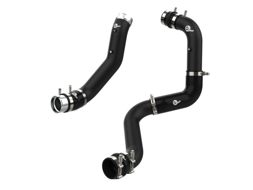 aFe Power 46-20444-B BladeRunner Aluminum Hot and Cold Charge Pipe Kit Black