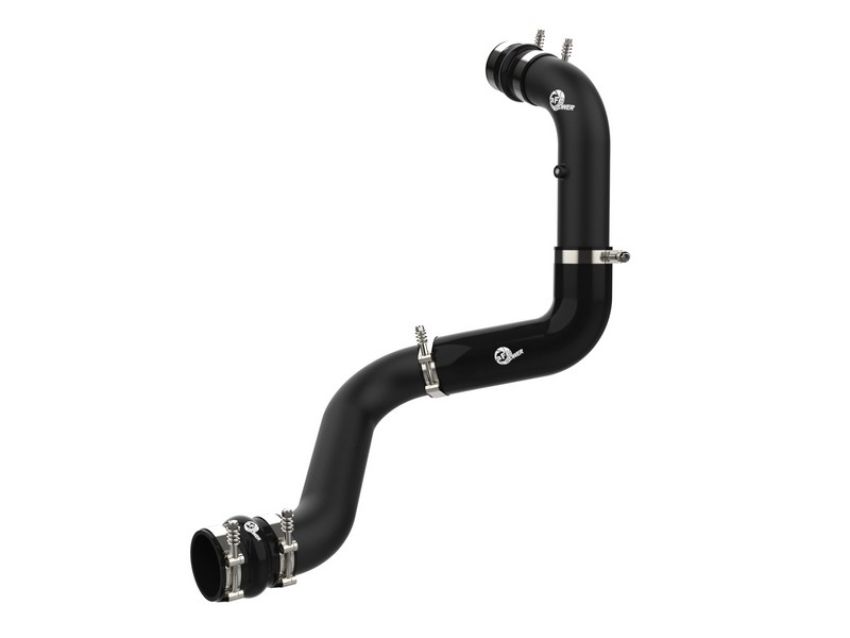 aFe Power 46-20448-B BladeRunner 3 IN Aluminum Hot Charge Pipe Black