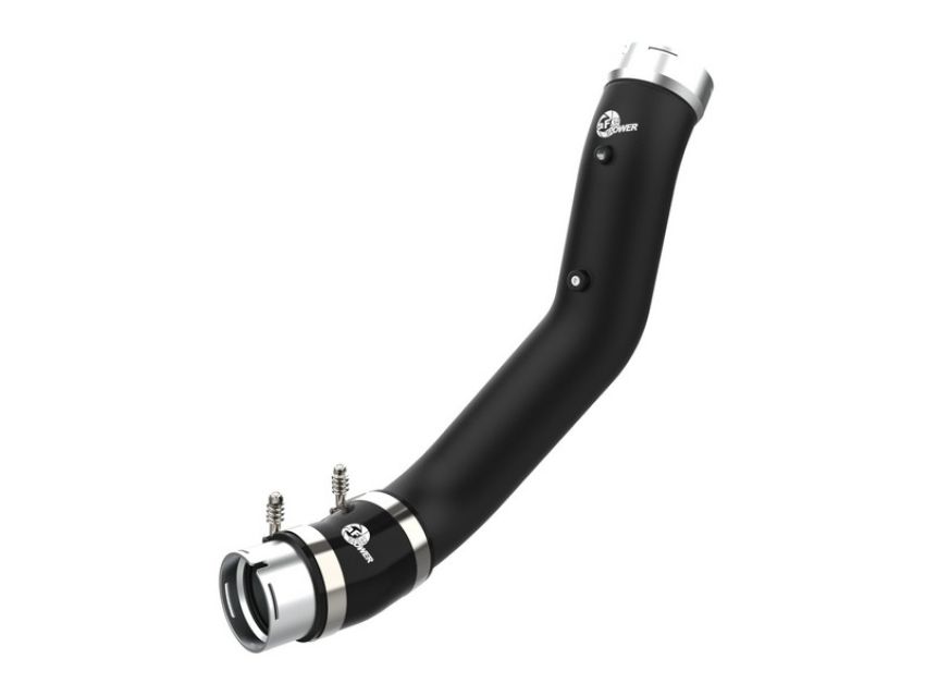 aFe Power 46-20449-B BladeRunner 3-1/2 IN Aluminum Cold Charge Pipe Black