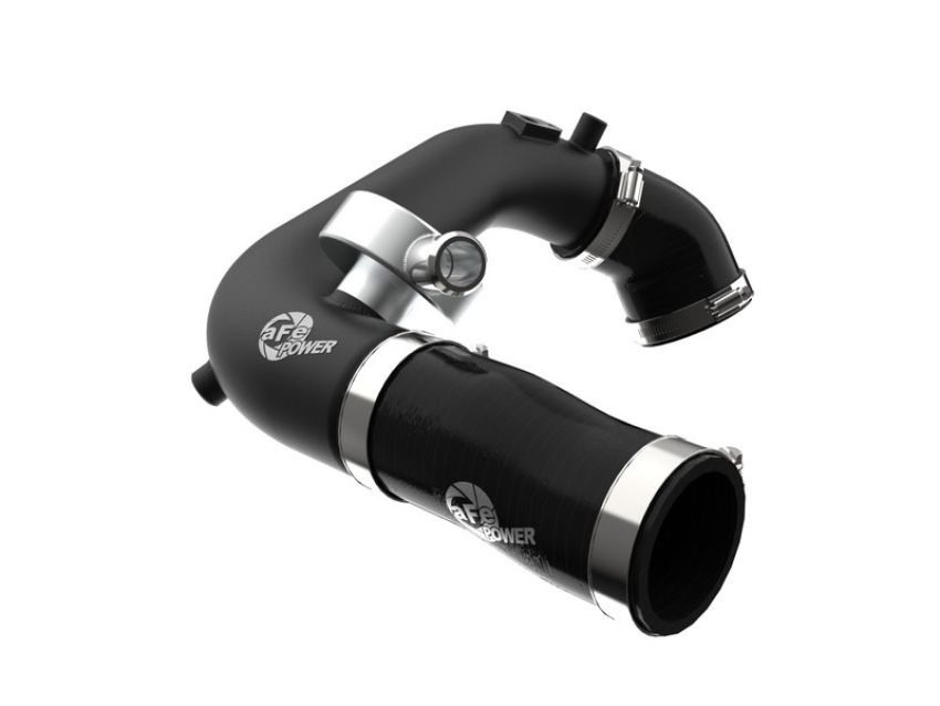 aFe Power 46-20468-B BladeRunner 2-1/2 IN Aluminum Hot Charge Pipe Black
