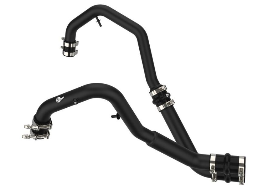 aFe Power 46-20478-B BladeRunner 2 IN to 2-1/2 IN Aluminum Hot Charge Pipe Black