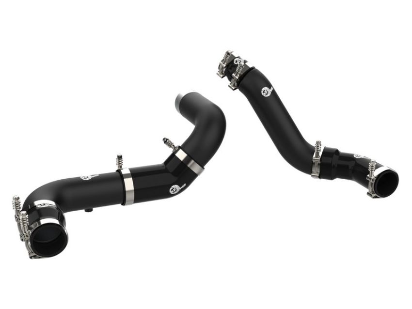 aFe Power 46-20494-B BladeRunner 3 IN Aluminum Hot and Cold Charge Pipe Kit Black