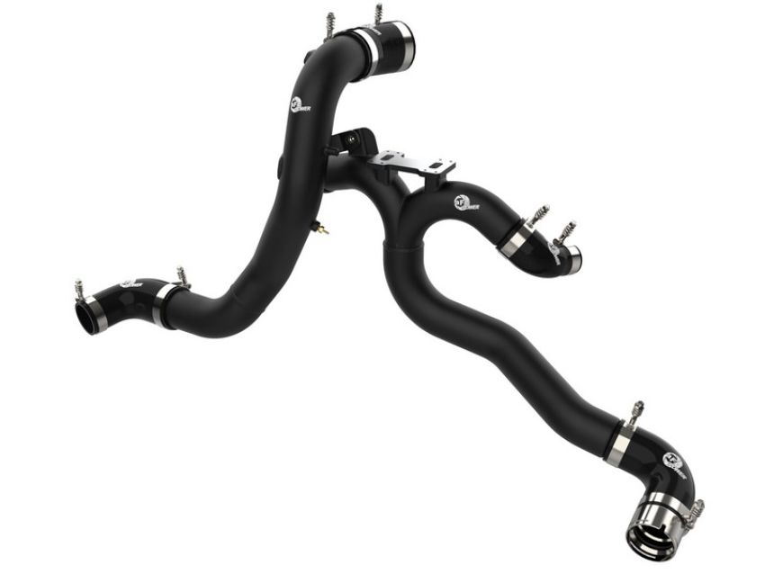 aFe Power 46-20504-B BladeRunner 3 IN Aluminum Hot and Cold Charge Pipe Kit Black