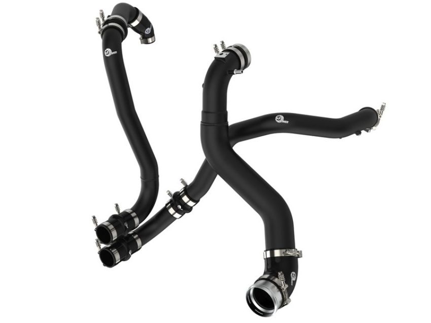 aFe Power 46-20514-B BladeRunner 3 IN Aluminum Hot and Cold Charge Pipe Kit Black