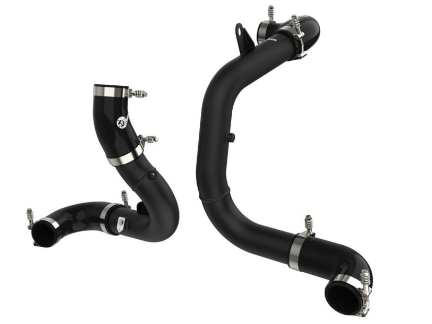 aFe Power 46-20604-B BladeRunner 3 IN Aluminum Hot and Cold Charge Pipe Kit Black
