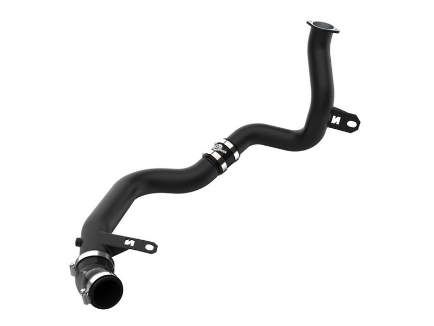 aFe Power 46-20628-B BladeRunner 2-1/4 IN to 2-1/2 IN Aluminum Hot Charge Pipe Black