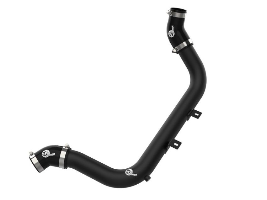 aFe Power 46-20638-B BladeRunner 2-1/4 IN Aluminum Hot Charge Pipe Black
