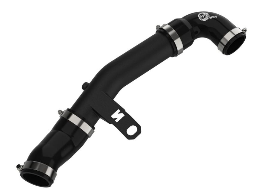aFe Power 46-20646-B BladeRunner 2-1/2 IN Aluminum Hot Charge Pipe Black