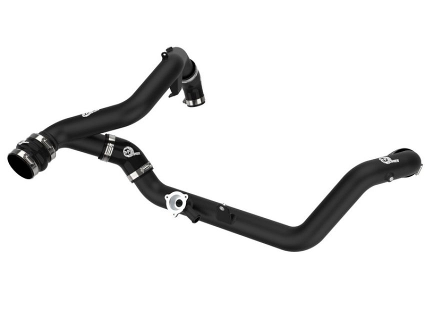 aFe Power 46-20658-B BladeRunner 2-1/4 IN Aluminum Hot Charge Pipe Black