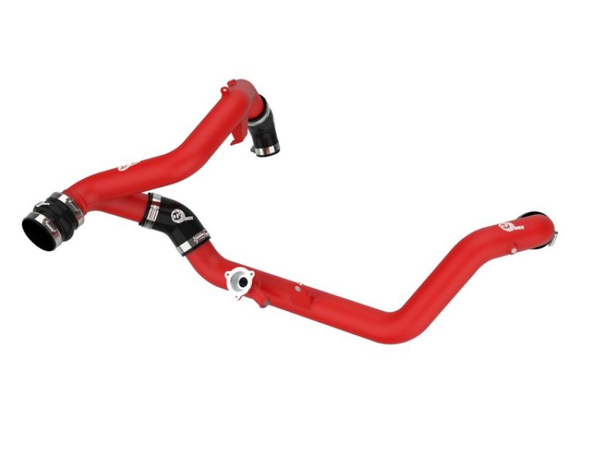 aFe Power 46-20658-R BladeRunner 2-1/4 IN Aluminum Hot Charge Pipe Red