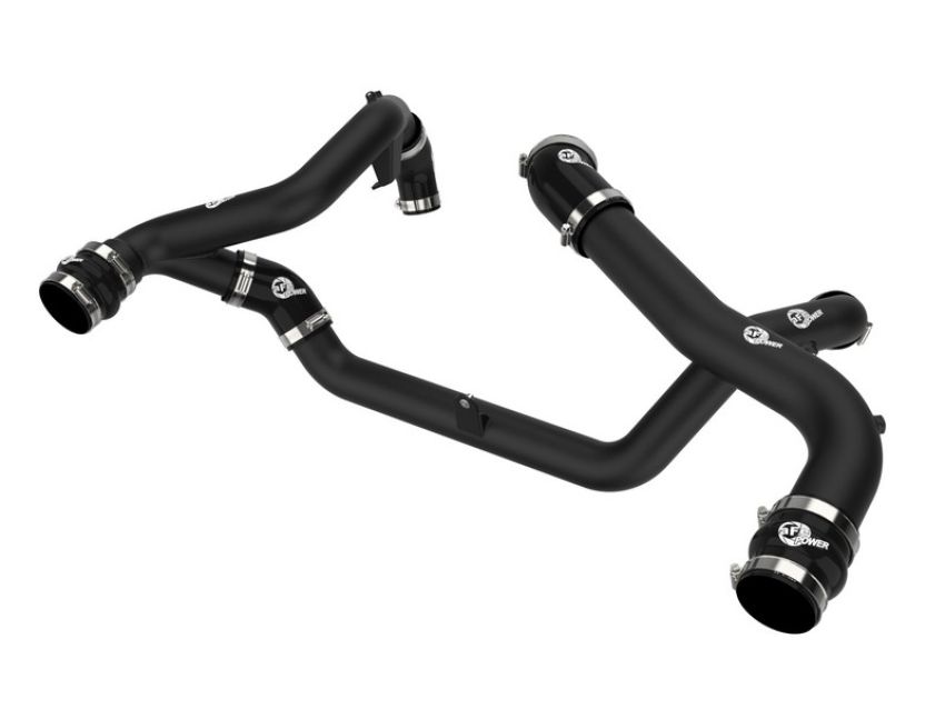 aFe Power 46-20674-B BladeRunner 2-1/4 IN & 2-3/4 IN Aluminum Hot and Cold Charge Pipe Kit Black