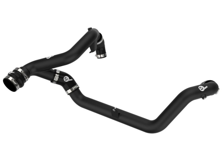 aFe Power 46-20678-B BladeRunner 2-1/4 IN Aluminum Hot Charge Pipe Black