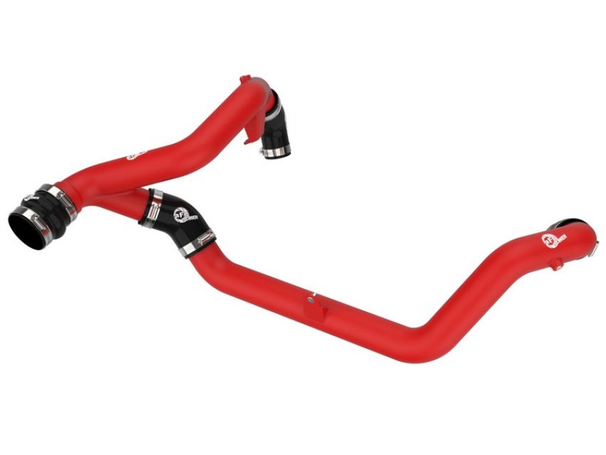 aFe Power 46-20678-R BladeRunner 2-1/4 IN Aluminum Hot Charge Pipe Red
