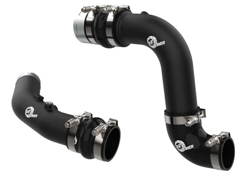 aFe Power 46-20684-B BladeRunner 3 IN Aluminum Hot and Cold Charge Pipe Kit Black