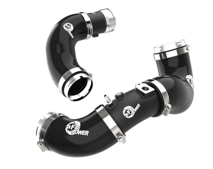 aFe Power 46-20694-B BladeRunner 2-1/2 IN & 2-3/4 IN Aluminum Hot and Cold Charge Pipe Kit Black
