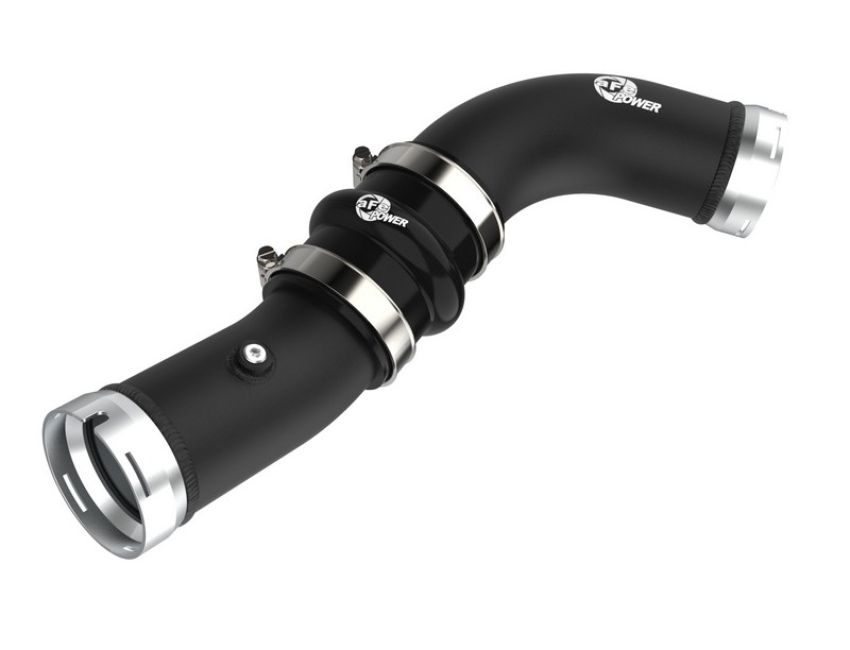aFe Power 46-20728-B BladeRunner 2-1/2 IN Aluminum Hot Charge Pipe Black
