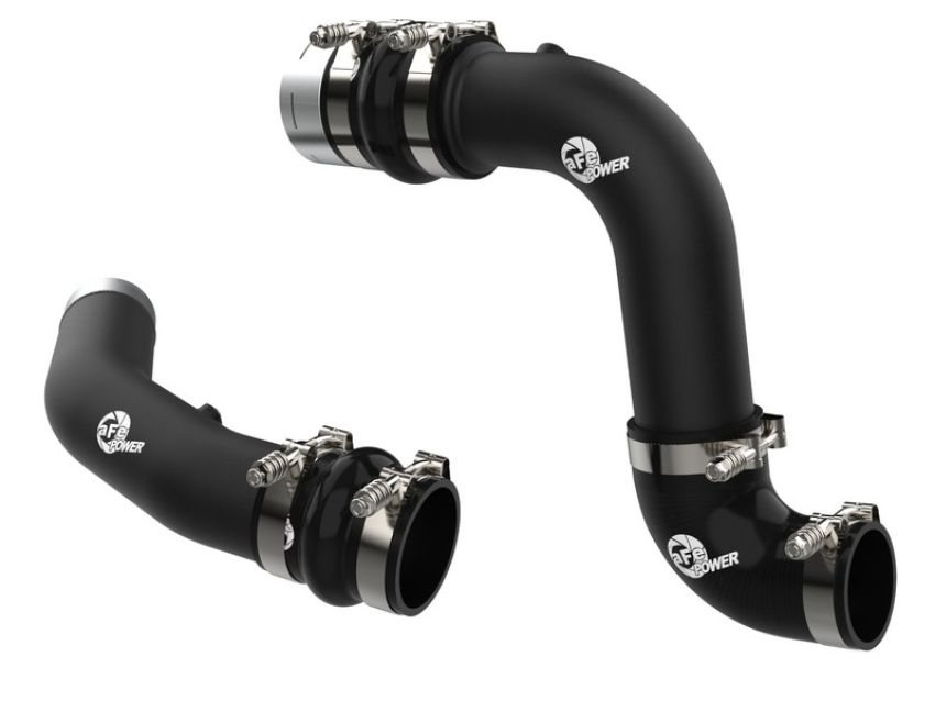 aFe Power 46-20734-B BladeRunner 3 IN Aluminum Hot and Cold Charge Pipe Kit Black