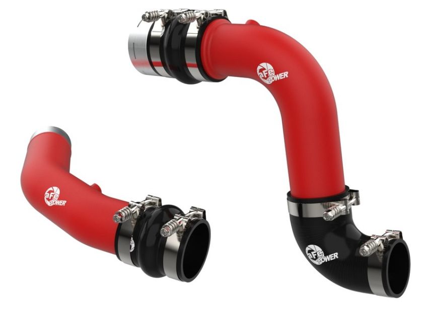 aFe Power 46-20734-R BladeRunner 3 IN Aluminum Hot and Cold Charge Pipe Kit Red