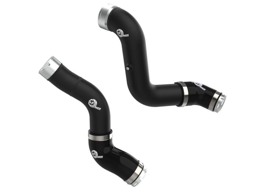 aFe Power 46-20744-B BladeRunner 2-1/2 IN & 3 IN Aluminum Hot and Cold Charge Pipe Kit Black