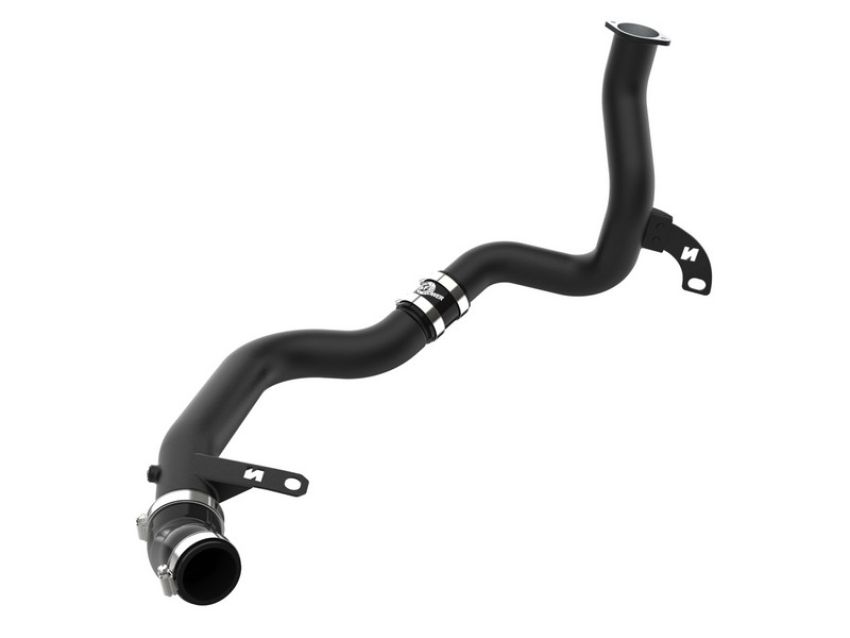 aFe Power 46-20768-B BladeRunner 2-1/4 IN to 2-1/2 IN Aluminum Hot Charge Pipe Black