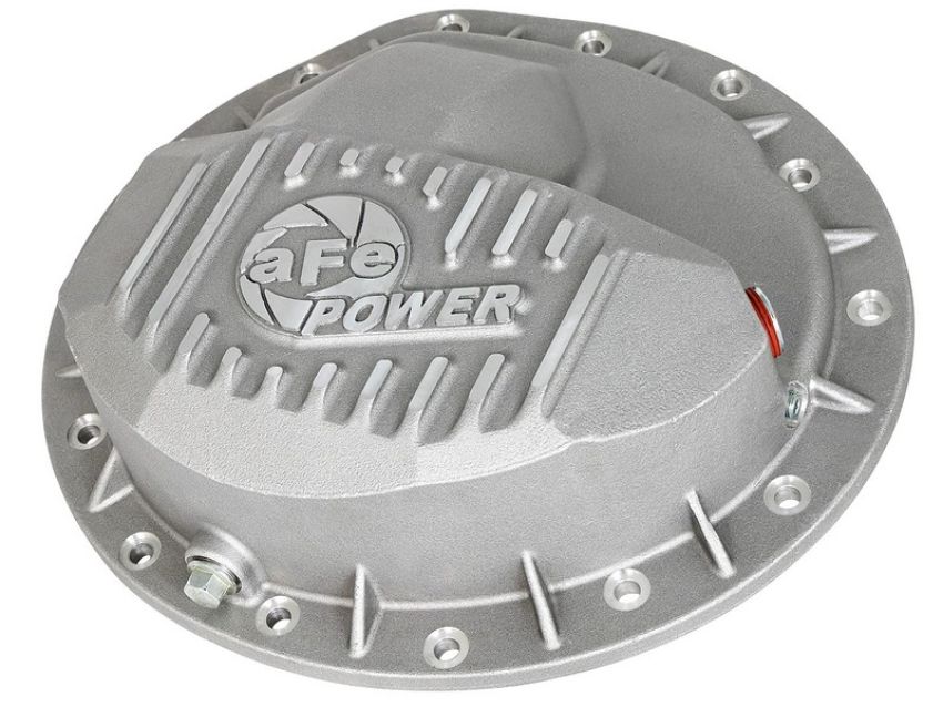 aFe Power 46-70040 Street Series Front Differential Cover Raw w/ Machined Fins