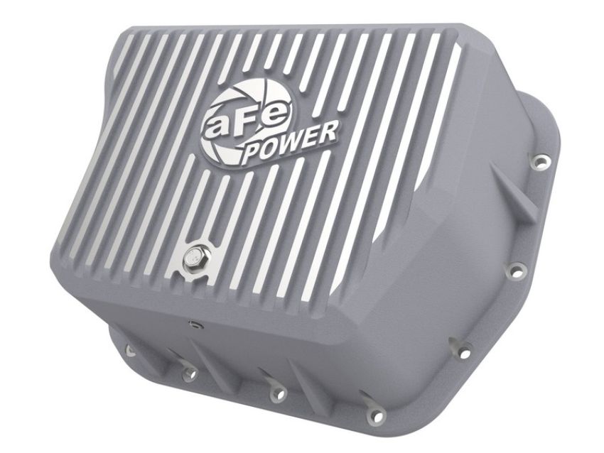 aFe Power 46-70050 aFe POWER Street Series Transmission Pan Raw w/ Machined Fins