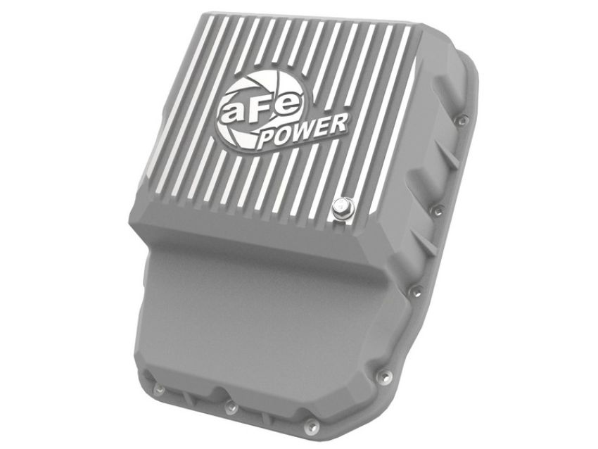 aFe Power 46-70060 Street Series Transmission Pan Raw w/ Machined Fins