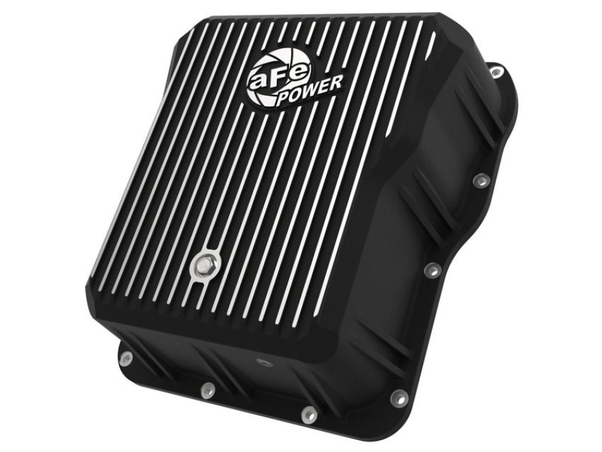 aFe Power 46-70072 Pro Series Transmission Pan Black w/ Machined Fins