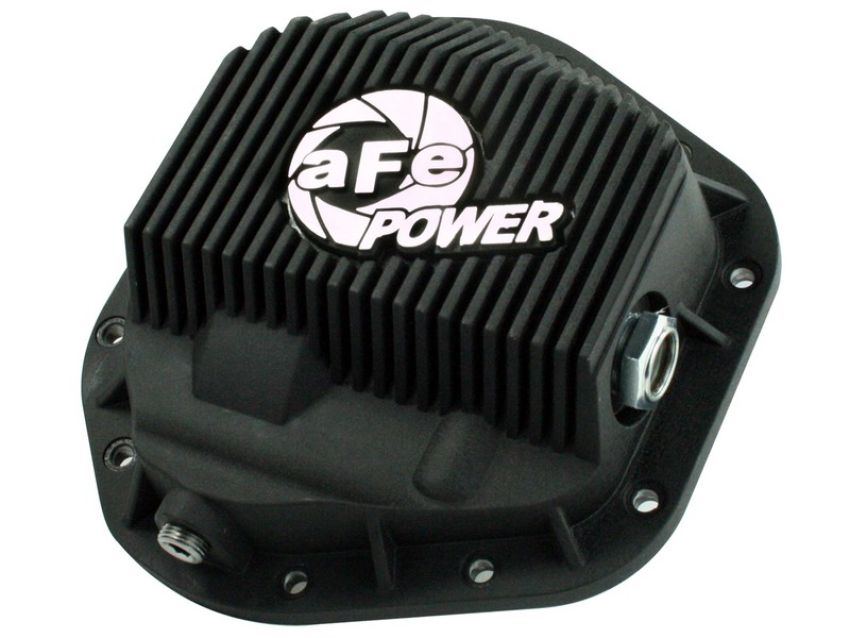 aFe Power 46-70081 Pro Series Rear Differential Cover Black w/ Machined Fins