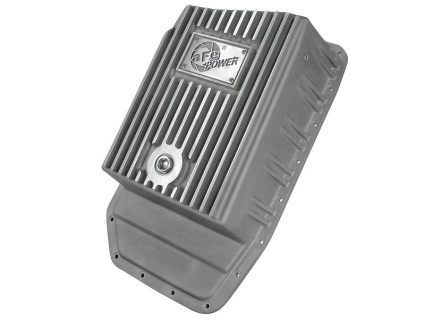 aFe Power 46-70170 aFe POWER Street Series Transmission Pan Raw w/ Machined Fins