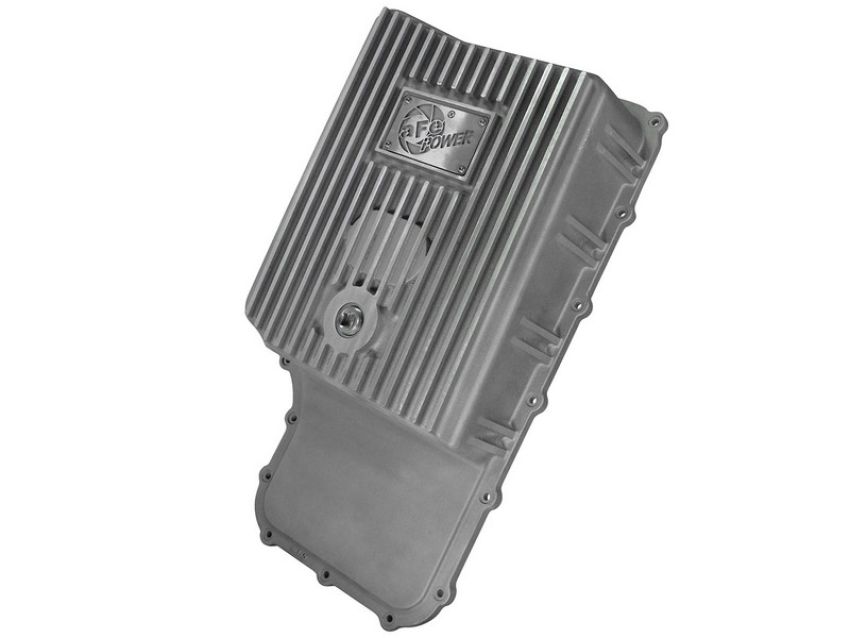 aFe Power 46-70180 Street Series Transmission Pan Raw w/ Machined Fins