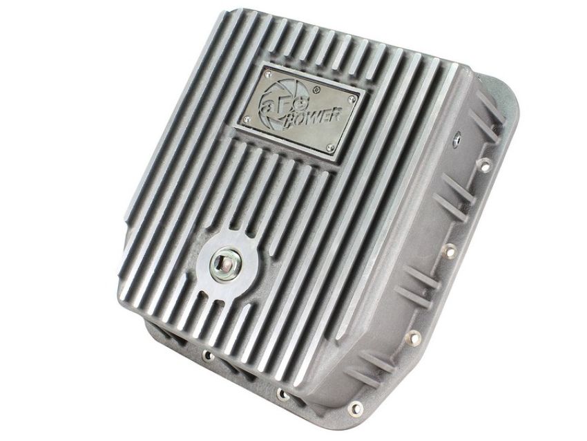 aFe Power 46-70220 Street Series Transmission Pan Raw w/ Machined Fins