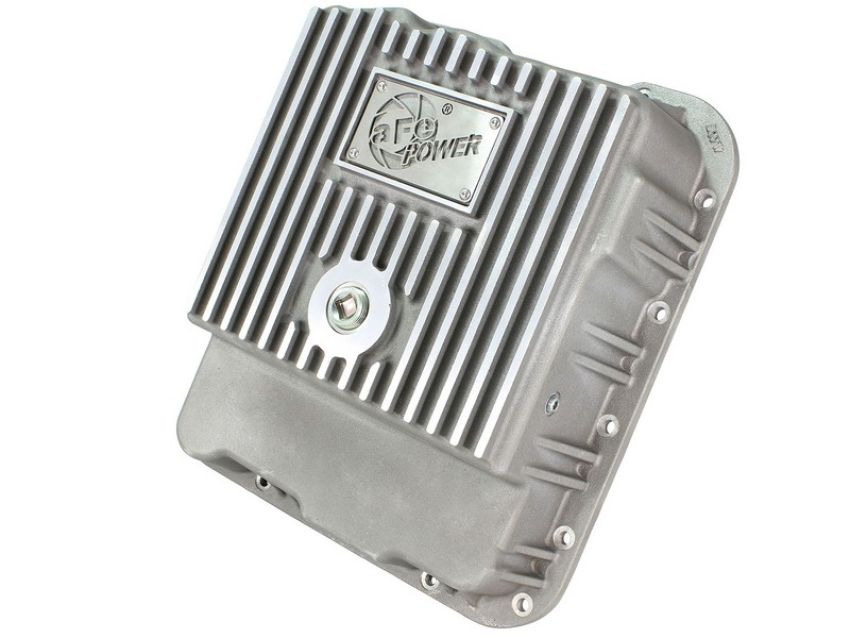 aFe Power 46-70240 Street Series Transmission Pan Raw w/ Machined Fins