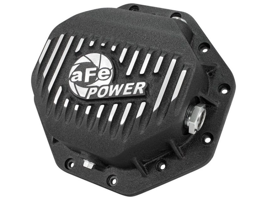 aFe Power 46-70272 aFe POWER Pro Series Rear Differential Cover Black w/ Machined Fins