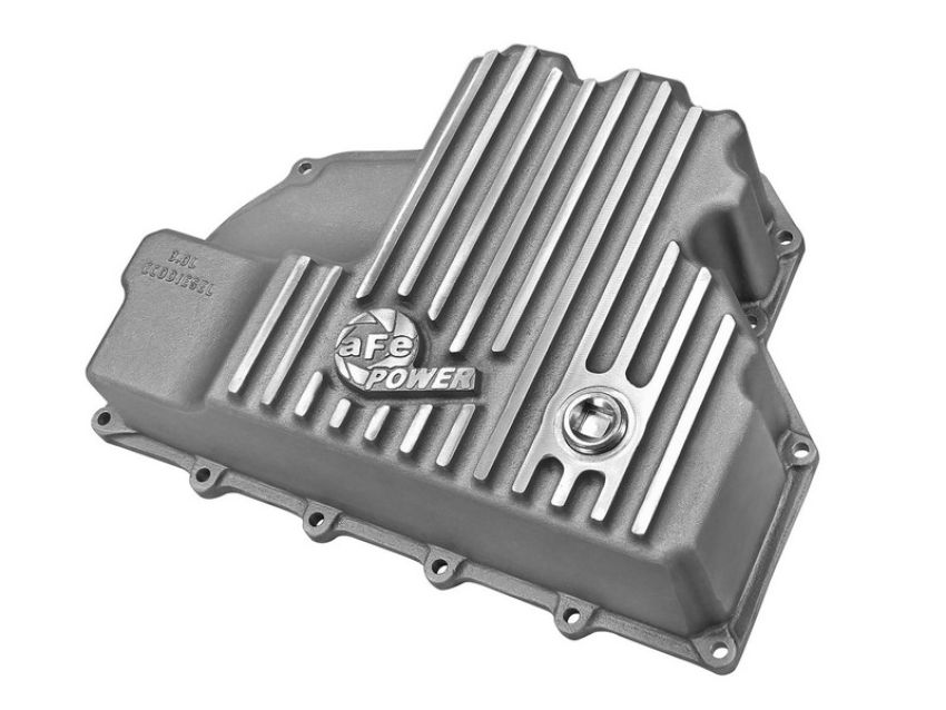 aFe Power 46-70280 Street Series Engine Oil Pan Raw w/ Machined Fins