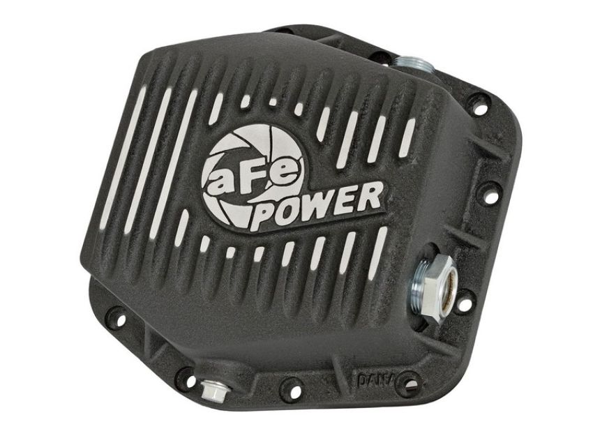aFe Power 46-70302 aFe POWER Pro Series Rear Differential Cover Black w/ Machined Fins