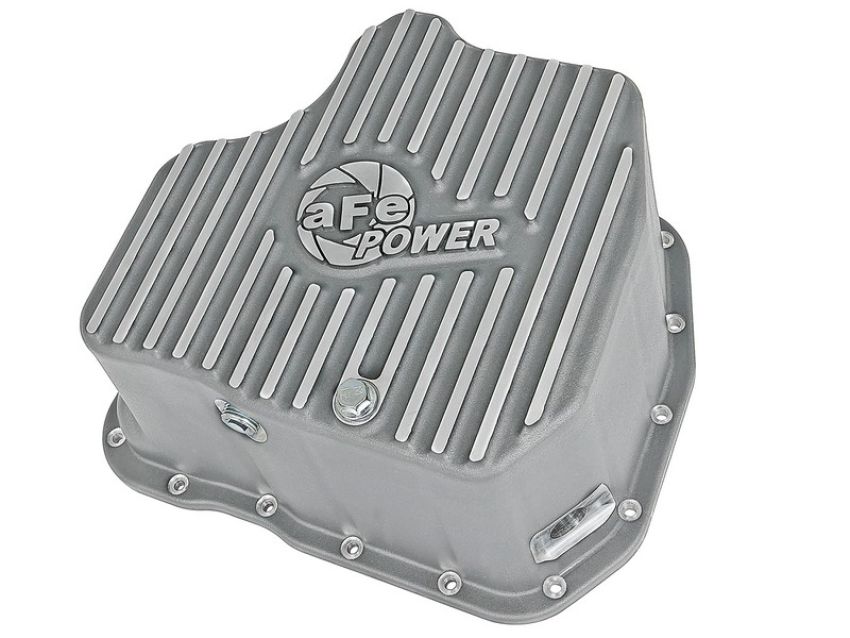 aFe Power 46-70330 aFe POWER Street Series Engine Oil Pan Raw w/ Machined Fins