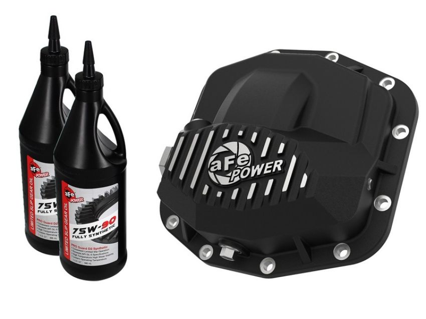 aFe Power 46-71031B Pro Series Front Differential Cover Black w/ Oil