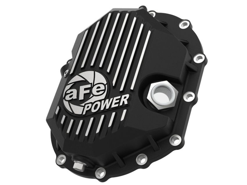 aFe Power 46-71050B Pro Series Front Differential Cover Black w/ Machined Fins