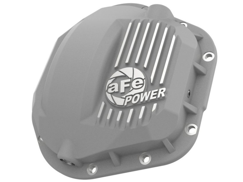 aFe Power 46-71100A Street Series Front Differential Cover Raw w/ Machined Fins