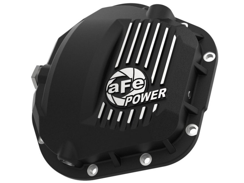 aFe Power 46-71100B Pro Series Front Differential Cover Black w/ Machined Fins