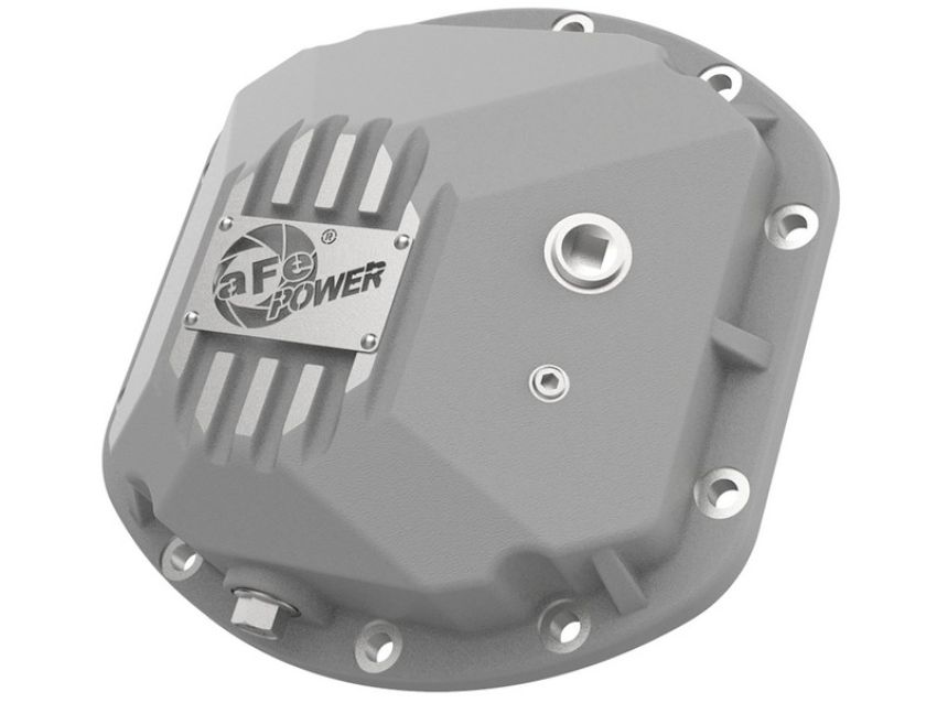 aFe Power 46-71130A Street Series Front Differential Cover Raw w/ Machined Fins