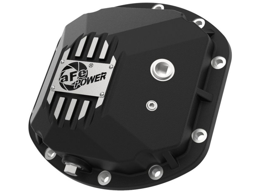 aFe Power 46-71130B Pro Series Front Differential Cover Black w/ Machined Fins