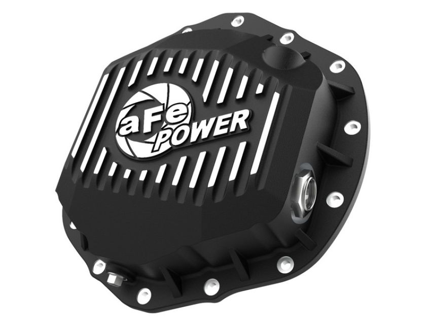 aFe Power 46-71150B Pro Series Rear Differential Cover Black w/ Machined Fins